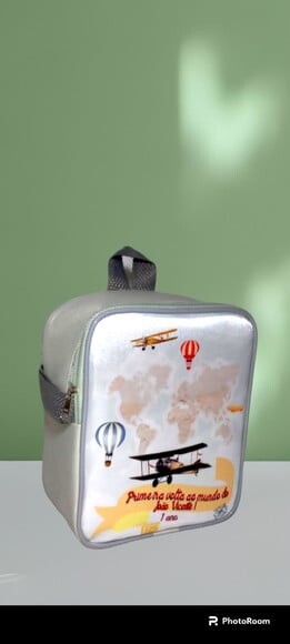 Mochila Personalizada de Volta ao Mundo Lembracinha