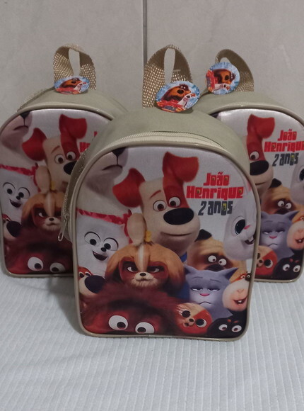 Mochila Personalizada Pets a Vida Secreta dos Bichos