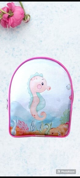 Mochila Personalizados Fundo do Mar Lembrancinhas e Festa