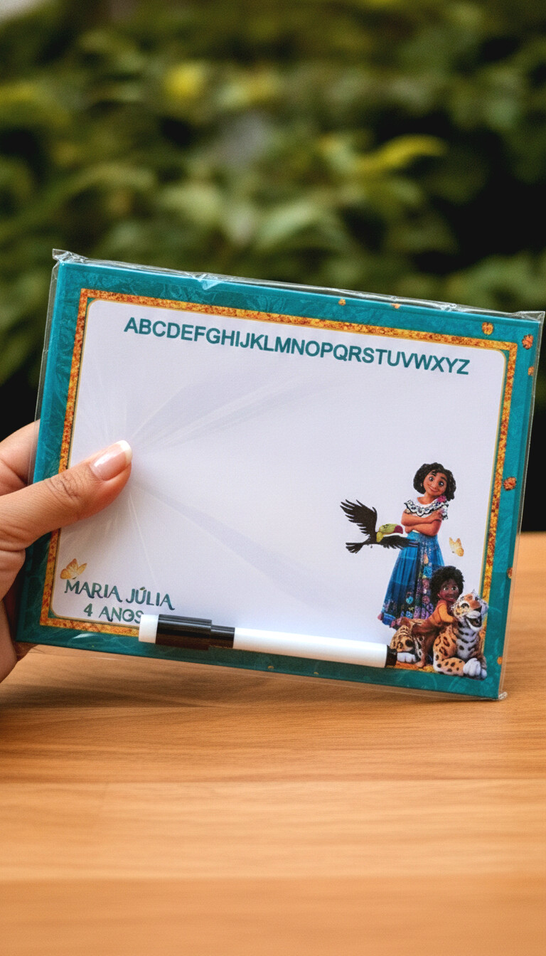 Lousa Mágica 3 em 1 ENCANTO Lembrancinhas Personalizadas
