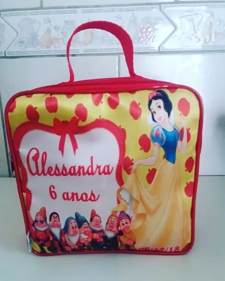 Bolsinha de Mão Personalizada Branca de Neve