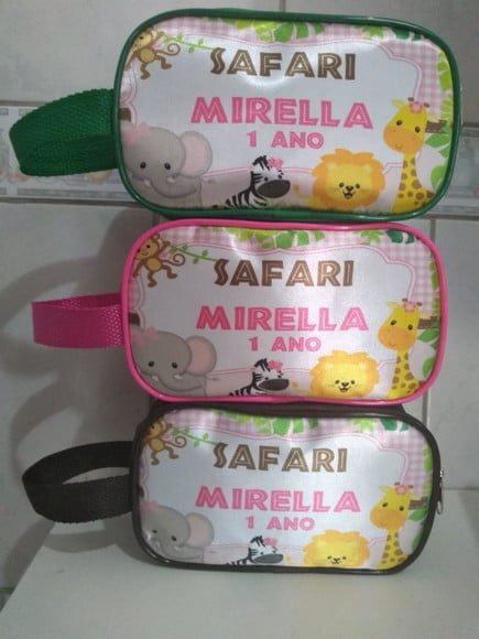 Estojo Personalizado Safari Baby Menina