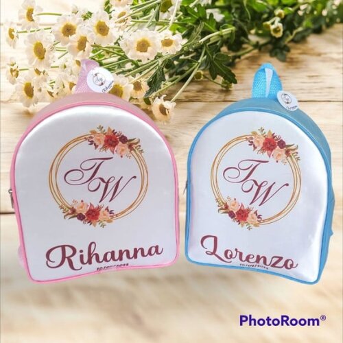 Mochila Daminha e Pajen Personalizada(25x20)
