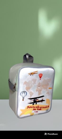Mochila Personalizada de Volta ao Mundo Lembracinha