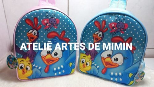 Mochila Personalizada Galinha Pintadinha