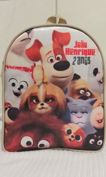 Mochila Personalizada Pets a Vida Secreta dos Bichos