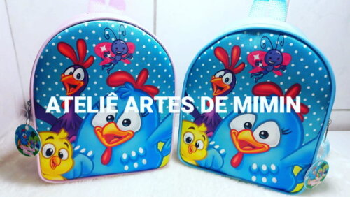 Mochila Personalizada Galinha Pintadinha