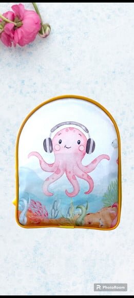 Mochila Personalizados Fundo do Mar Lembrancinhas e Festa