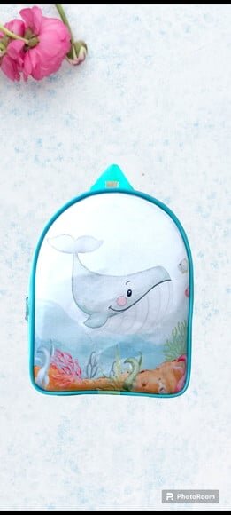 Mochila Personalizados Fundo do Mar Lembrancinhas e Festa
