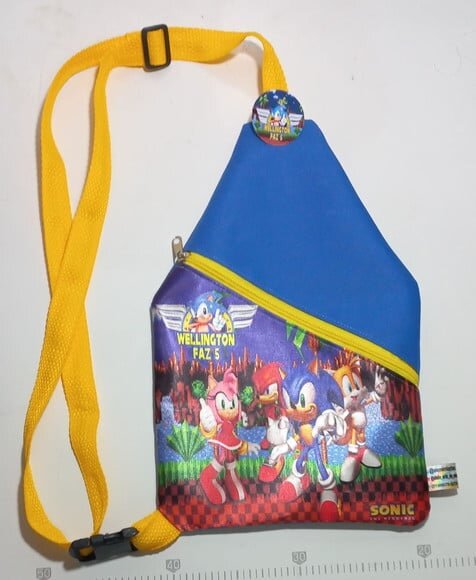 Mochila Transversal Personalizada Sonic