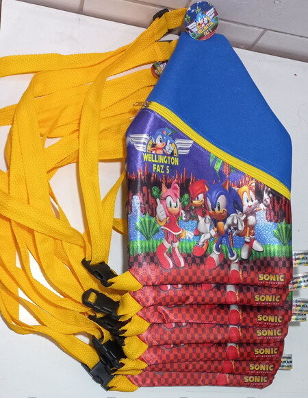 Mochila Transversal Personalizada Sonic