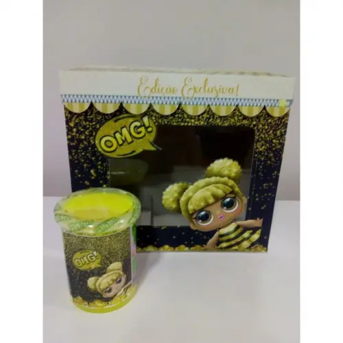 Studio MR Personalizados 50 Caixa Base Copo e Ovo/ Ovo e Slime