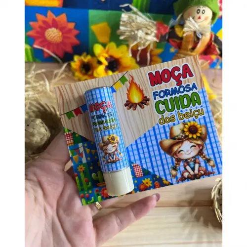 Studio MR Personalizados Kit Manteiga de Cacau - Festa Junina/Julina/Arraiá Personalizado