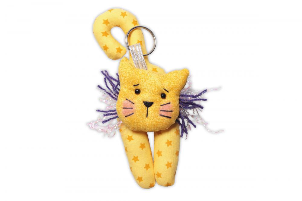 Kit Gatinho Amarelo: Necessaire, porta moedas e chaveiro