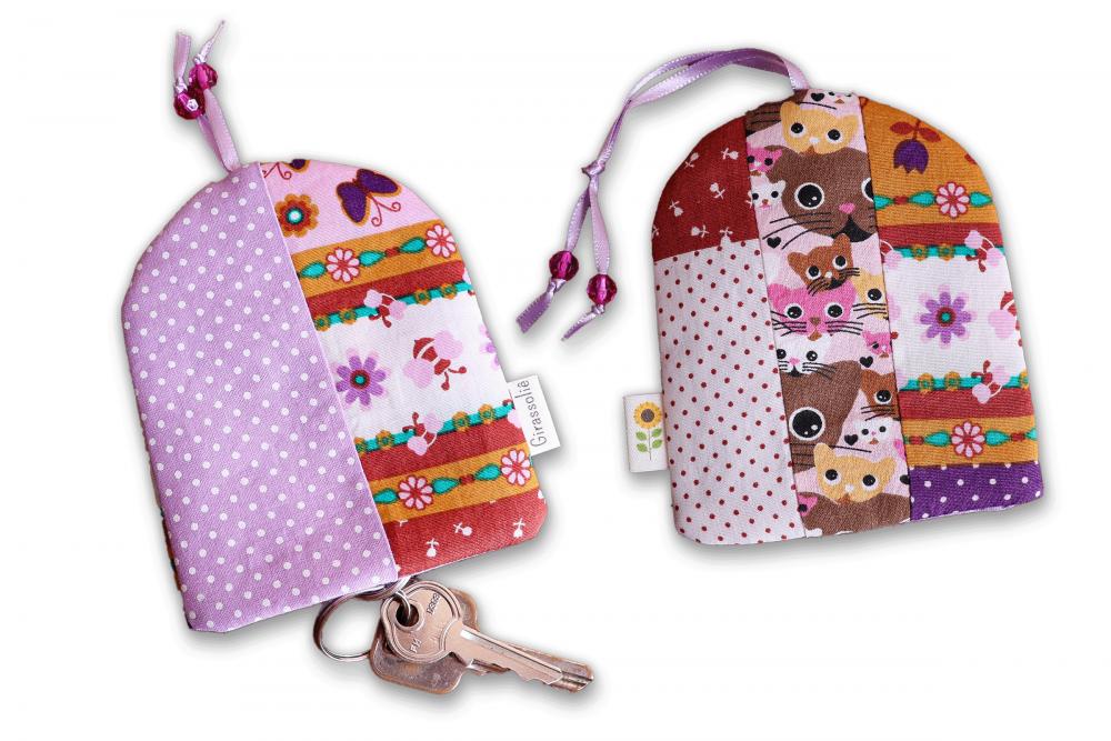 Esconde Chaves de Retalhos / Roxo