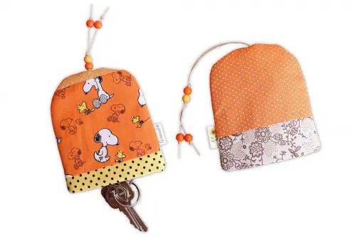 Esconde Chaves de Retalhos / Laranja