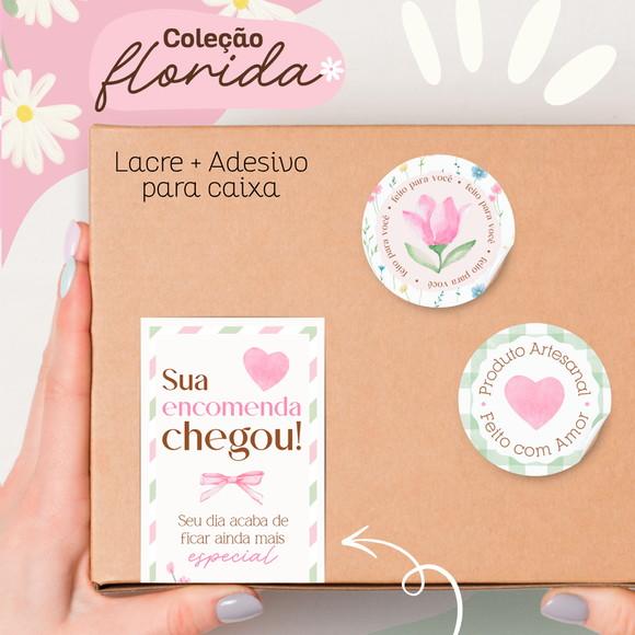 Adesivo Etiqueta Lacre para Caixa Embalagem