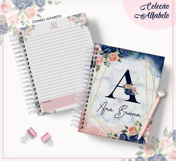 Agenda 2023 Floral Azul