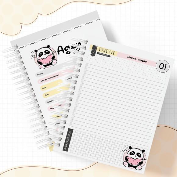 Agenda Escolar Panda 2024