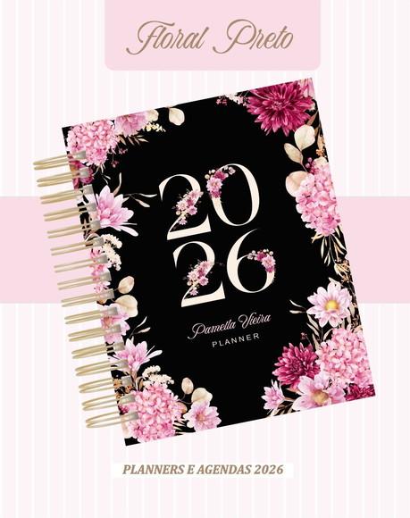 Agenda Personalizada 2026 Floral