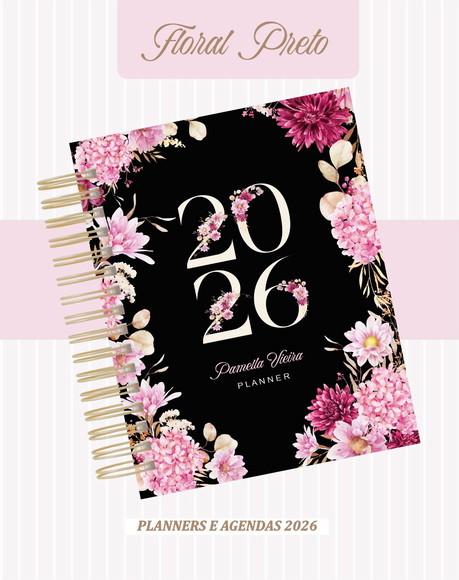 Agenda Personalizada 2026 Floral