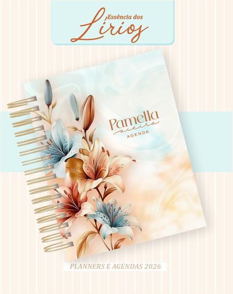 Agenda Personalizada 2026 Lírio