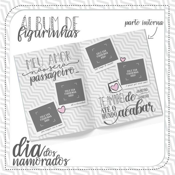 Álbum de Figurinhas Dia dos Namorados