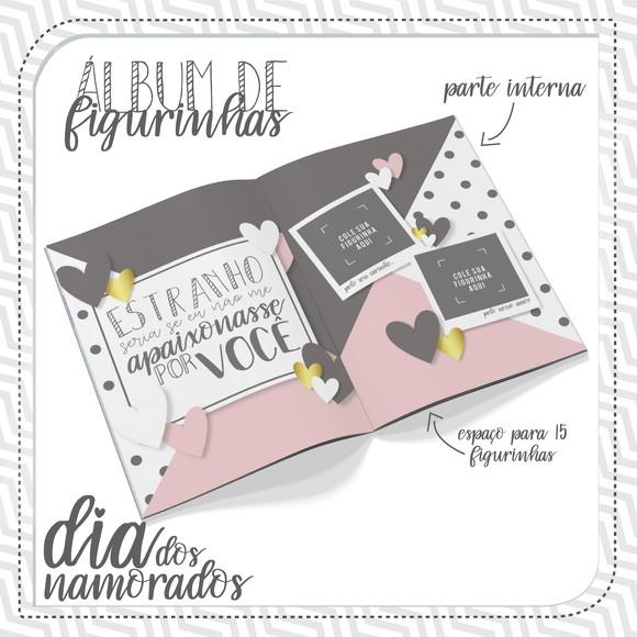 Álbum de Figurinhas Dia dos Namorados