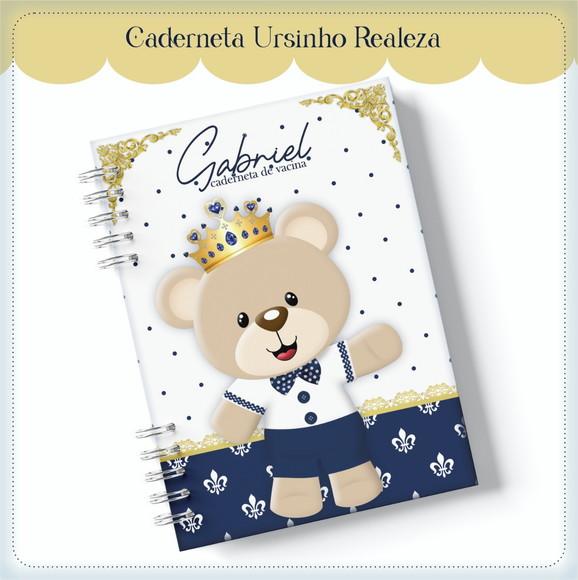 Caderneta de Vacina Ursinho Realeza