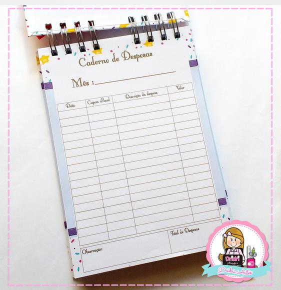 Caderno de Despesas