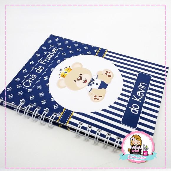 Caderno de Mensagens Ursinho Príncipe