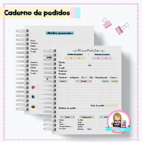 Caderno de Pedidos Artesã