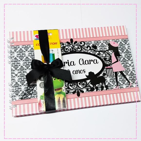 Caderno Desenho Personalizado Paris