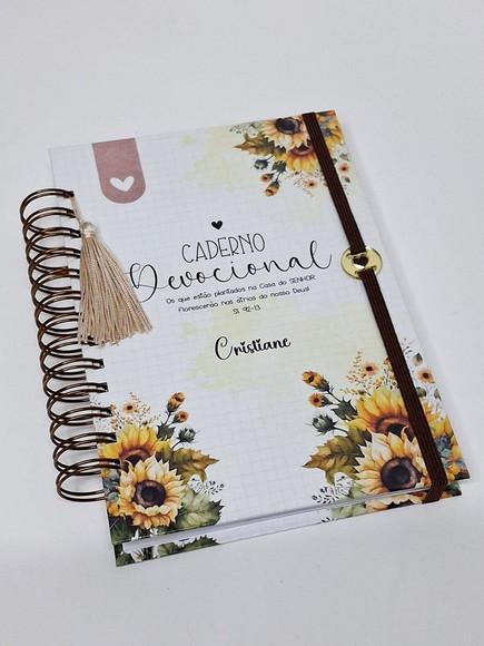 Caderno Devocional Girassol