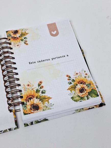 Caderno Devocional Girassol