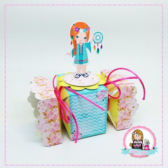 Caixa Bala 3d Hippie