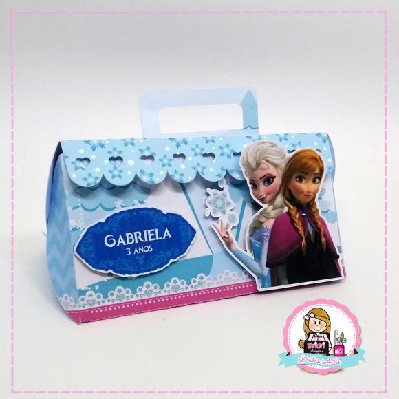 Caixa Bolsinha Frozen