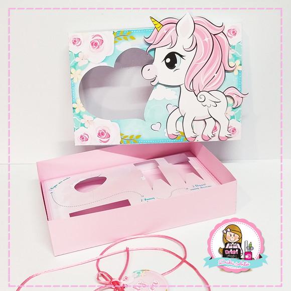 Caixa Kit Confeiteiro Unicórnio