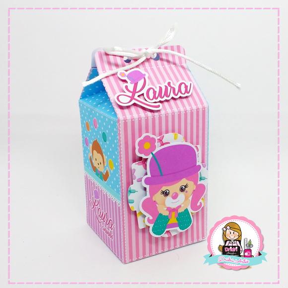 Caixa Milk Circo Rosa
