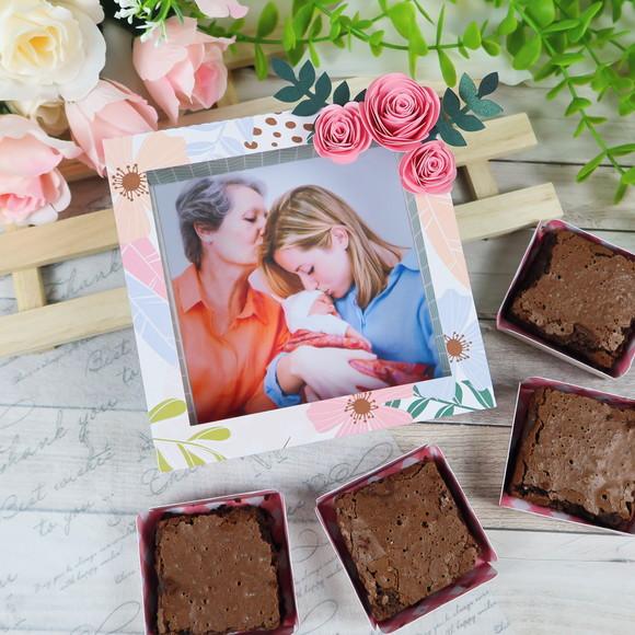 Caixa para Brownie Dia das Mães