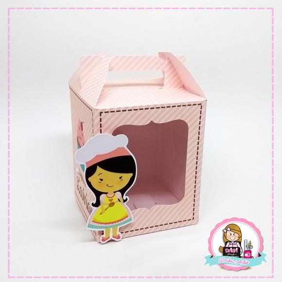 Caixa para Cupcake Confeiteira
