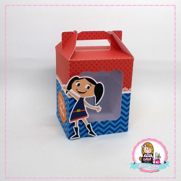 Caixa para Cupcake Show da Luna