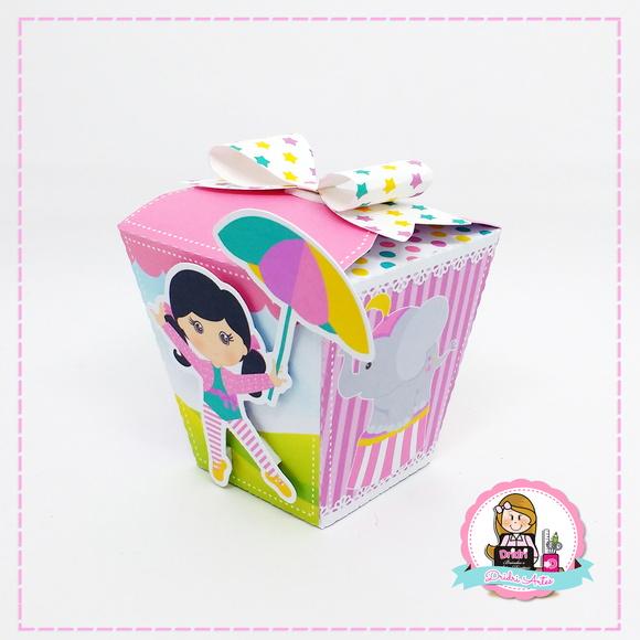Caixa Sushi Circo Rosa