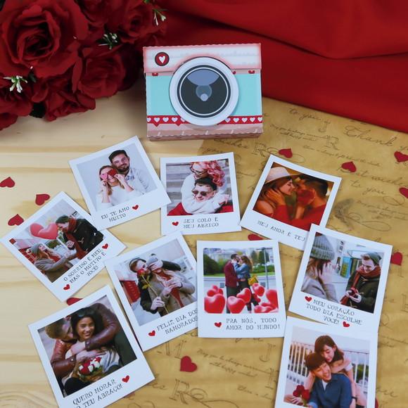 Caixinha Polaroid Dia dos Namorados
