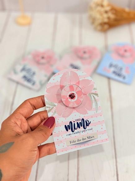 Card com Potinho de Creme Hidratante Dia das Mães