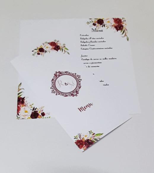 Cardápio Casamento