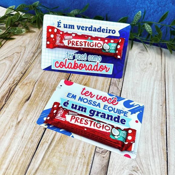 Card para Chocolate Prestigio Dia do Trabalhador