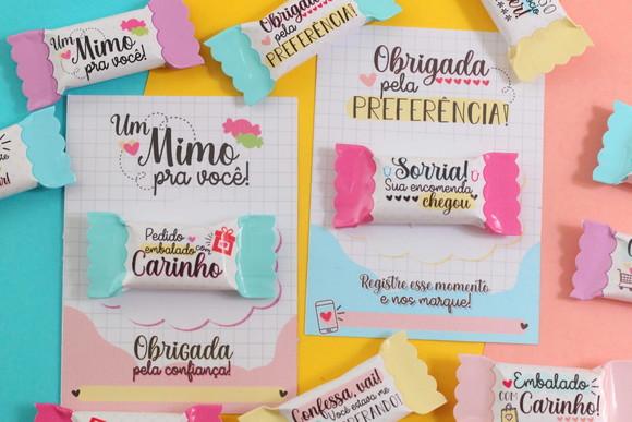 Cartão de Balinha Personalizada