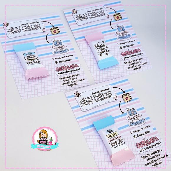 Cartão de Balinha Personalizada