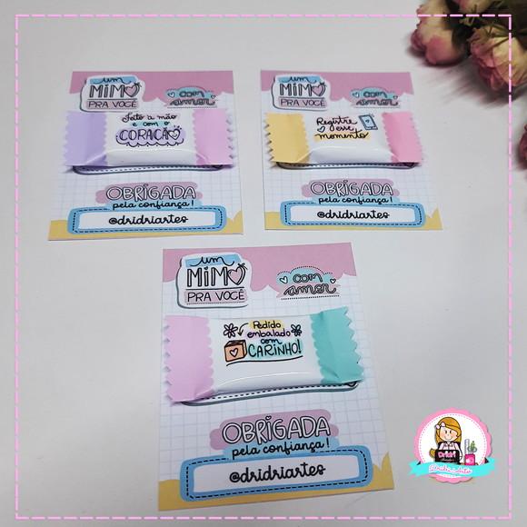 Cartão de Balinha Personalizada